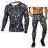 Conjunto de Compressão Camuflado para Esportes - Manga Longa e Calça Justa - O Retalho