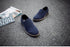 Sapatos casuais de couro masculino, adequados para lazer - O Retalho