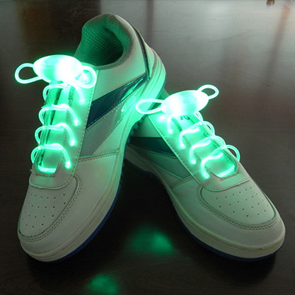 Led Sport Shoe Laces Glow Shoe Strings Round Flash Light Shoelaces - O Retalho