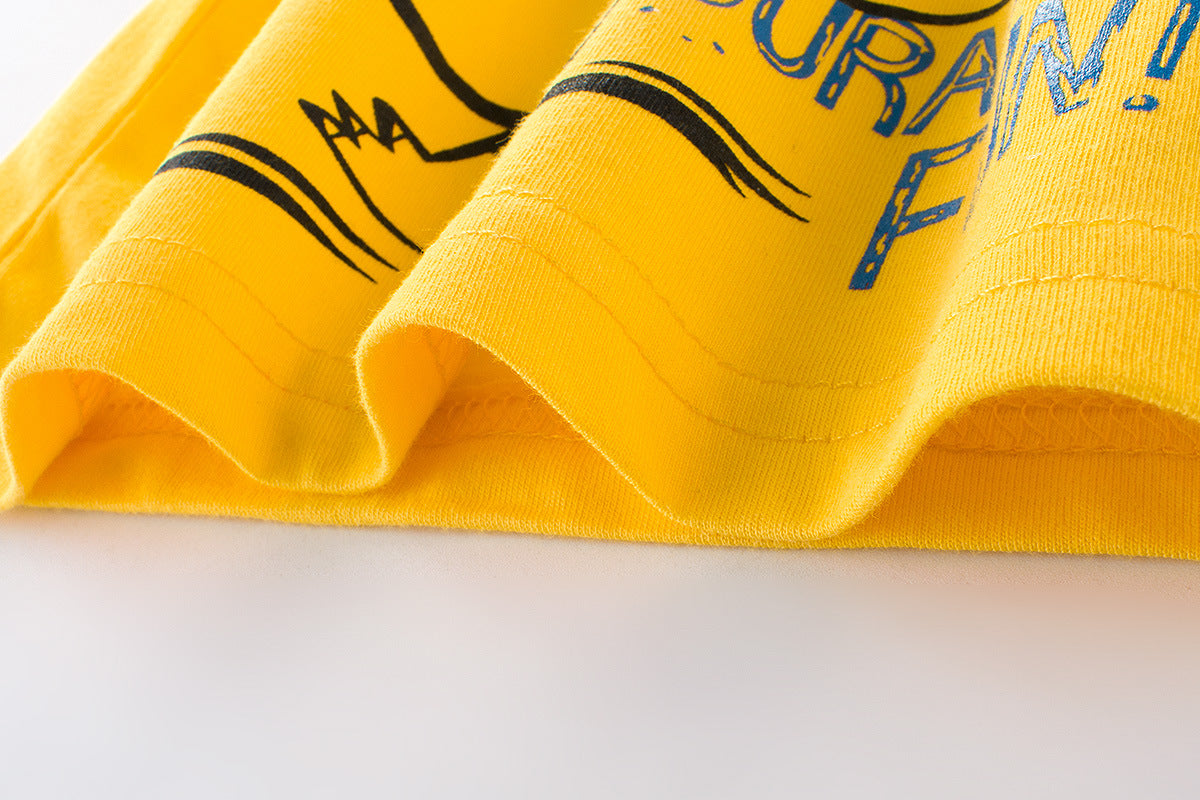 Camiseta de manga curta para bebê no verão - O Retalho