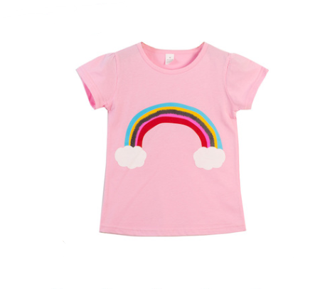 blusa infantil de algodão Manga curta - O Retalho