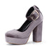 Simple sexy nightclub high heel single shoe suede - O Retalho