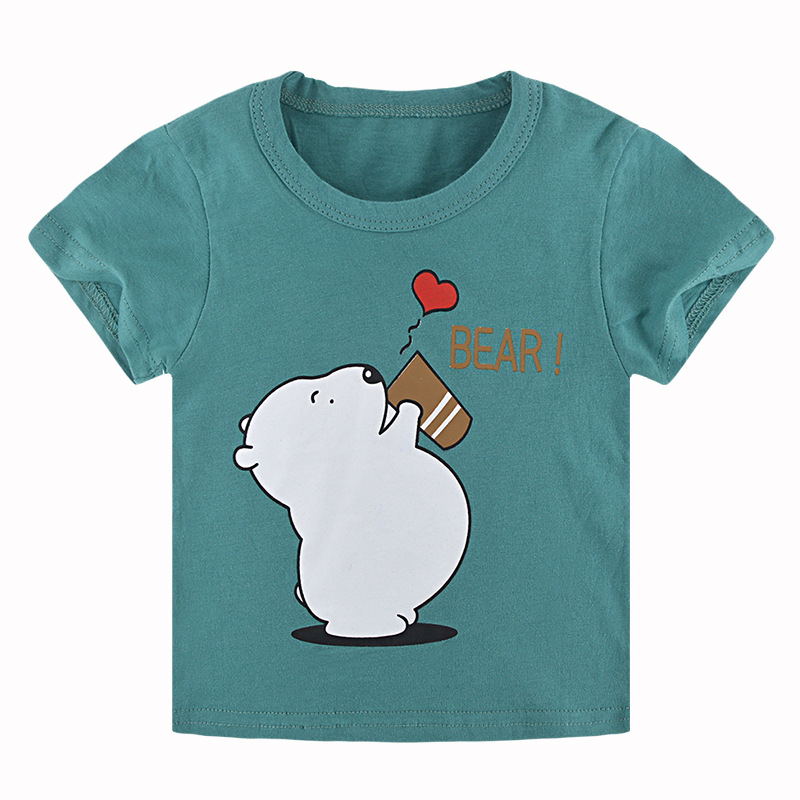 Camiseta de manga curta para menino - O Retalho