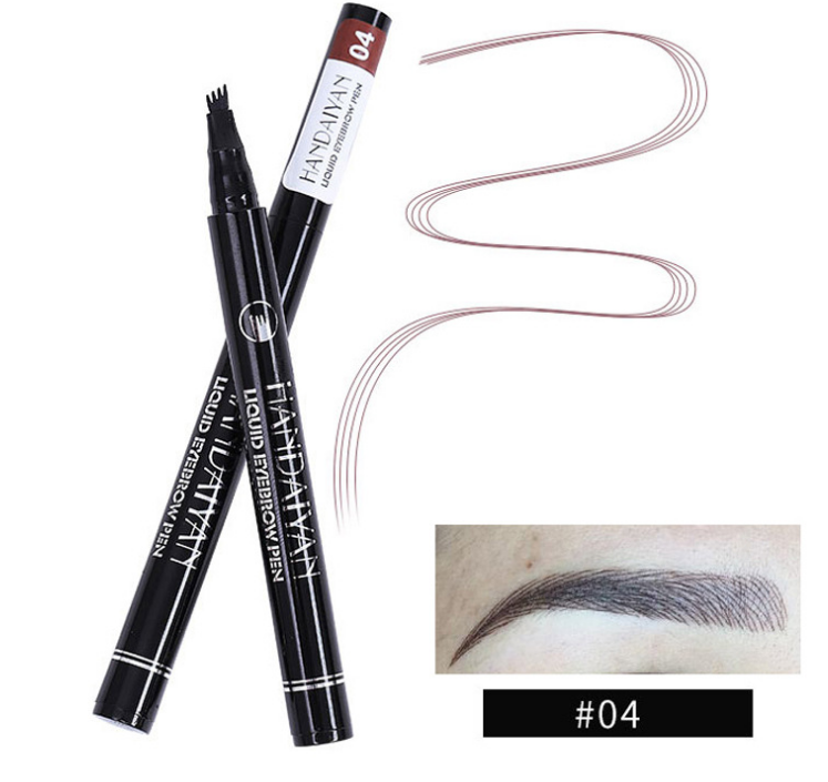 Lápis de Sobrancelha Microblading à Prova d'Água com Ponta de Garfo - O Retalho