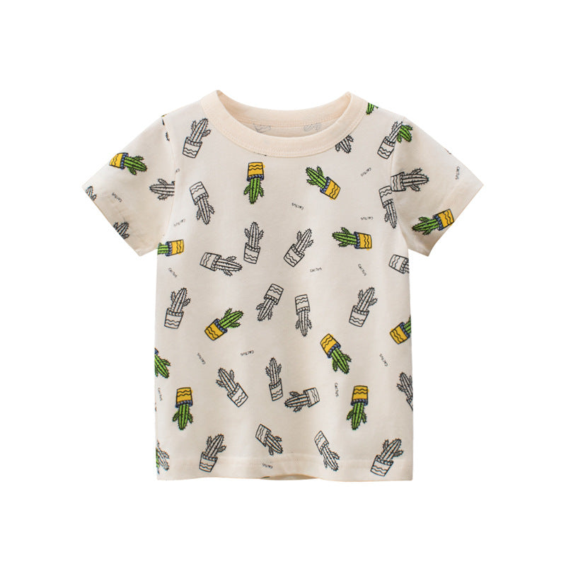 Camiseta de Manga Curta para Meninos - O Retalho