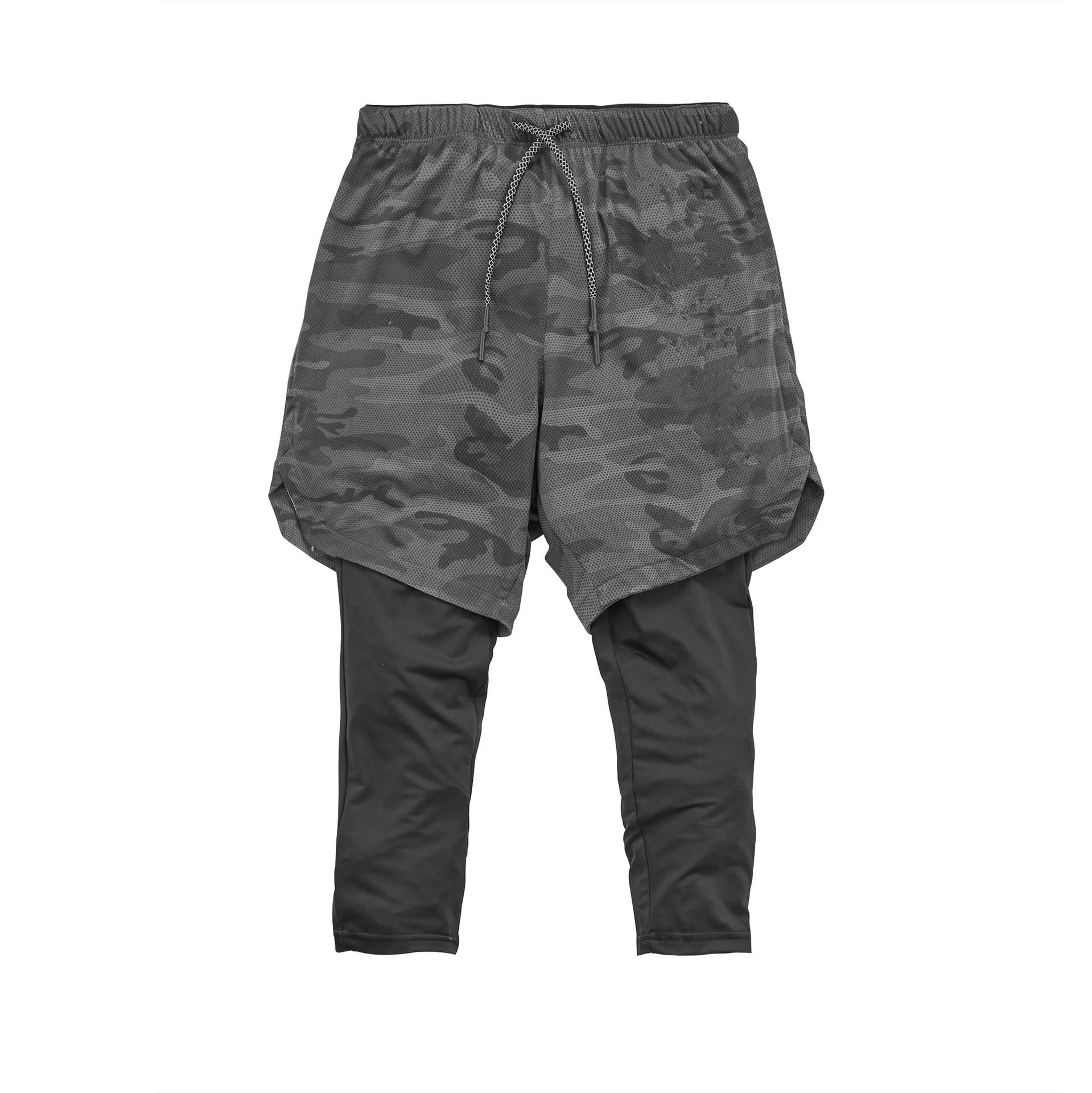 Shorts de Esportes para Corrida e Academia - 2 em 1, Secagem Rápida - O Retalho