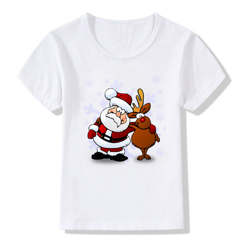 Camiseta infantil fofa de Natal - O Retalho