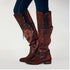 New product square heel mid-heel high boots women - O Retalho