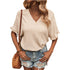 Blusa de manga curta solta - O Retalho