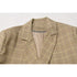 Blazer xadrez com detalhe de cinto - O Retalho