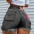 Calções Denim Rasgados para Mulheres - O Retalho