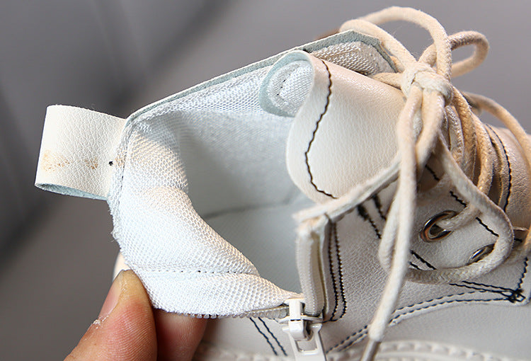 Botas Curtas de Couro Sintético para Meninos - O Retalho