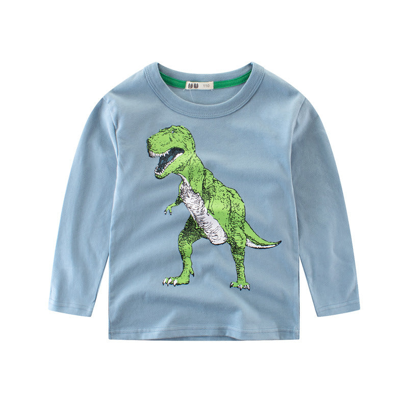 Camisola para meninos com estampa de Dinossauros - O Retalho