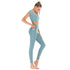 Conjunto de Roupas de Yoga com Bolsos para Mulheres - Tecido Lycra para Máximo Conforto - O Retalho