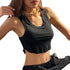 Crop top Com Alças De Ombro Com Decote Em U - O Retalho