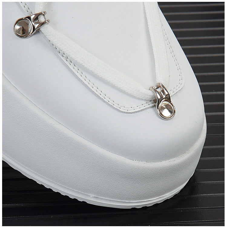 Sapatos de cano alto brancos para homens - O Retalho