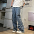 Jeans com franjas estilo hip hop para homens - O Retalho