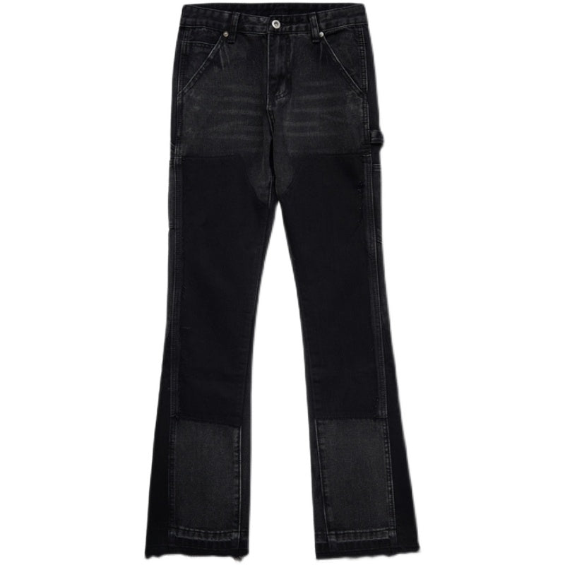 Calças masculinas estilo High Street Retro Vintage Vibe com micro chifres - O Retalho