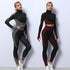 Conjunto de Yoga sem Costuras com 3 Peças para Mulheres: Estilo Único e Conforto Inigualável - O Retalho