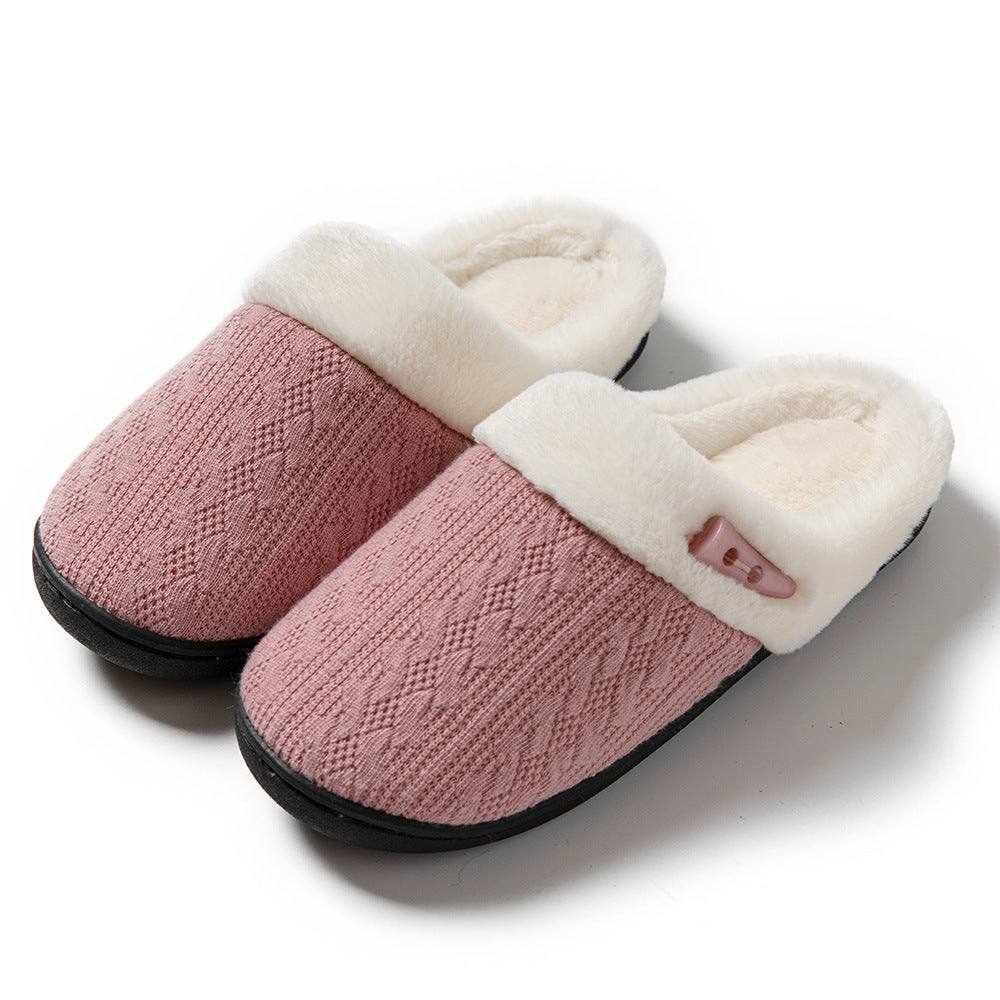 Chinelos de algodão de inverno quente - O Retalho