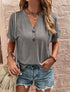 Camiseta com botões estilo americana - O Retalho