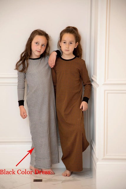 Kids Gingham Robe Pajamas Romper - O Retalho