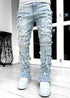 Jeans semi rasgada de Algodao masculino - O Retalho