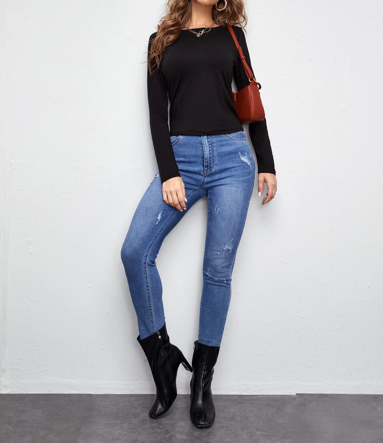 Blusa manga comprida sem costas - O Retalho