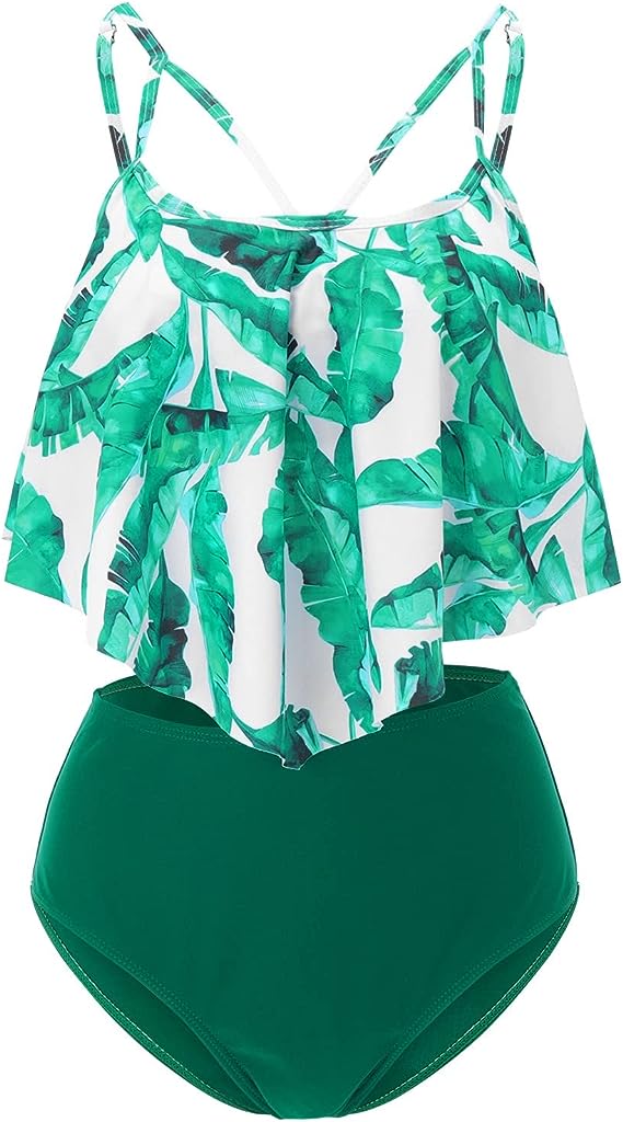 Fato de banho estampado com folhas - O Retalho