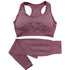 Conjunto Leggings de Cintura Alta e Top Crop Fitness Esportivo - O Retalho