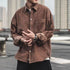 Camisa veluda solta da moda masculina - O Retalho