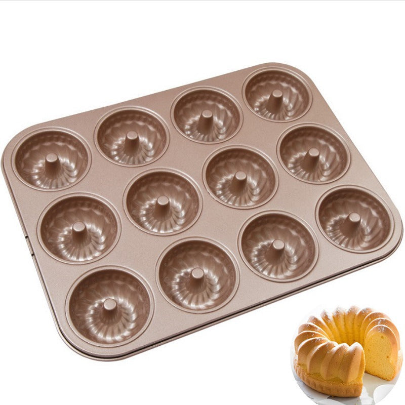 Molde de cuco de rosquinha de 24/12 xícara - O Retalho