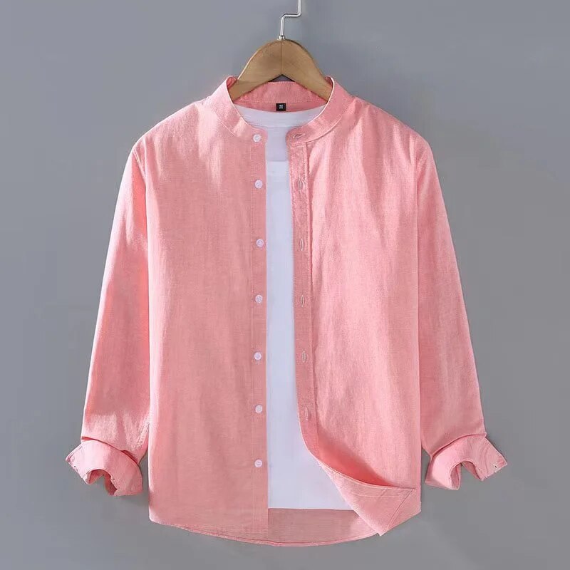 Camisa de linho simples - O Retalho