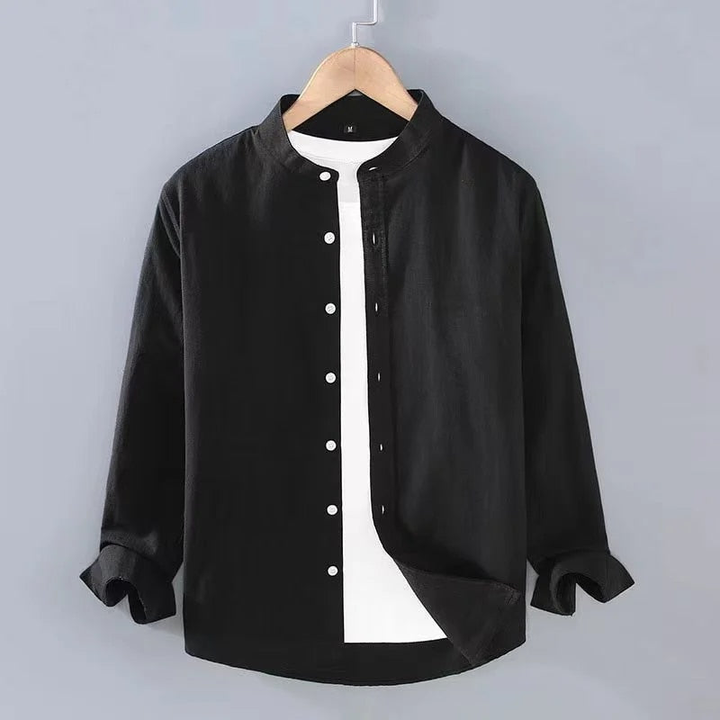 Camisa de linho simples - O Retalho