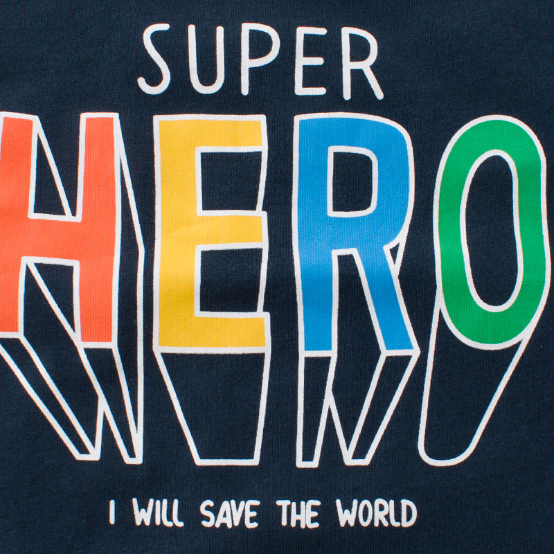 Camiseta infantil com estampa de letras - O Retalho