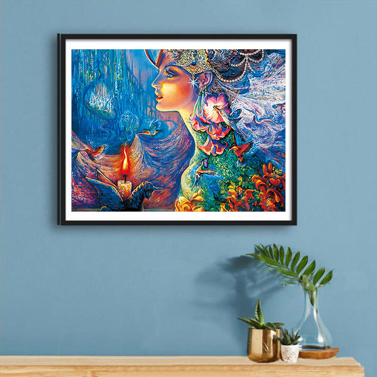 Pintura com Diamantes para Quarto - Adicione Brilho e Arte ao seu Espaço - O Retalho