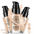 Clear and sleek hydrating cream nude makeup BB cream makeup concealer moisturizing BB cream - O Retalho