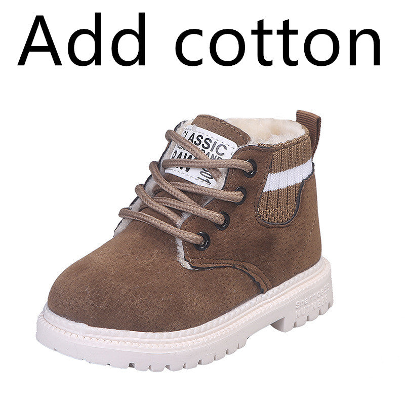 Botas de Couro Quentes e Espessas para Meninos - O Retalho