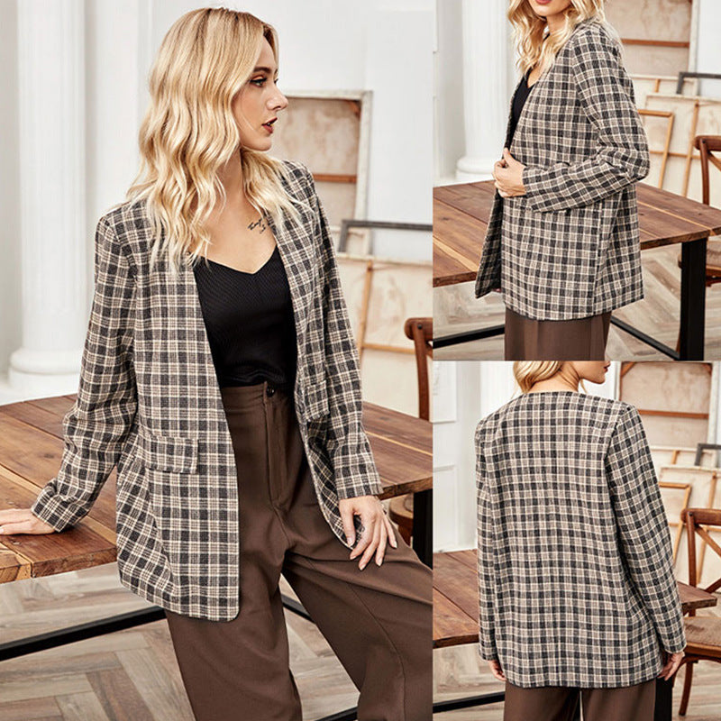 Blazer xadrez inverno - O Retalho