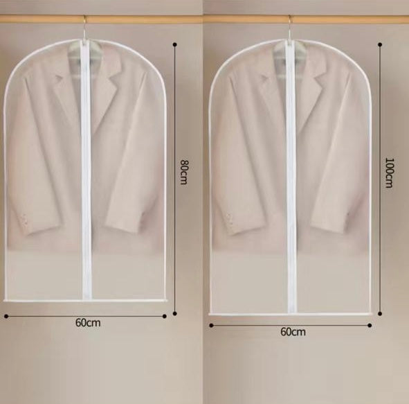 Bolsa Transparente Protetora à Prova d'Água e Poeira para Roupas