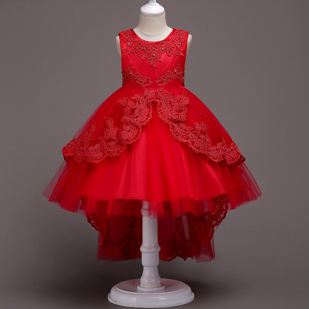 Vestidos infantis estilo de princesa elegante - O Retalho