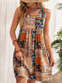vestido curto com estampa na moda de Verão - O Retalho