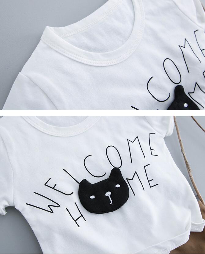 Conjunto de Camiseta para Crianças - O Retalho