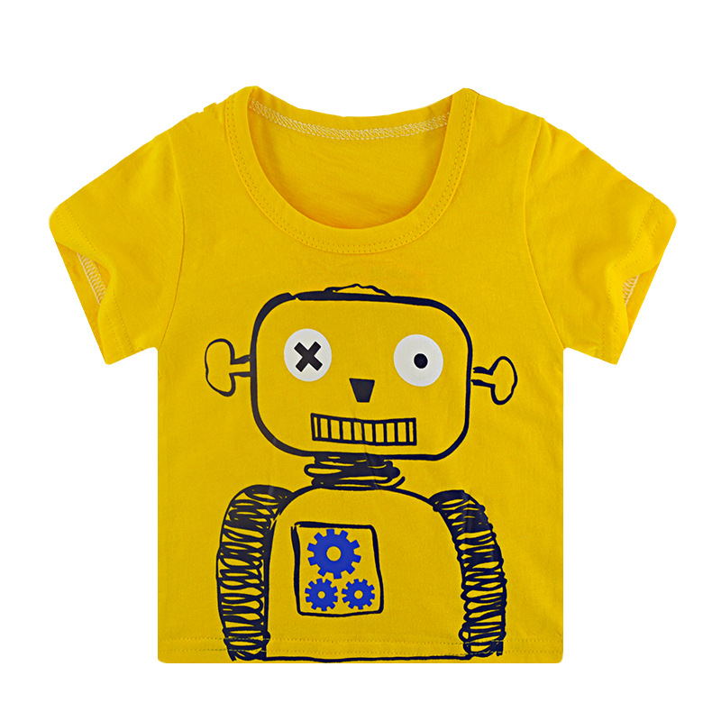 Camiseta de manga curta para menino - O Retalho