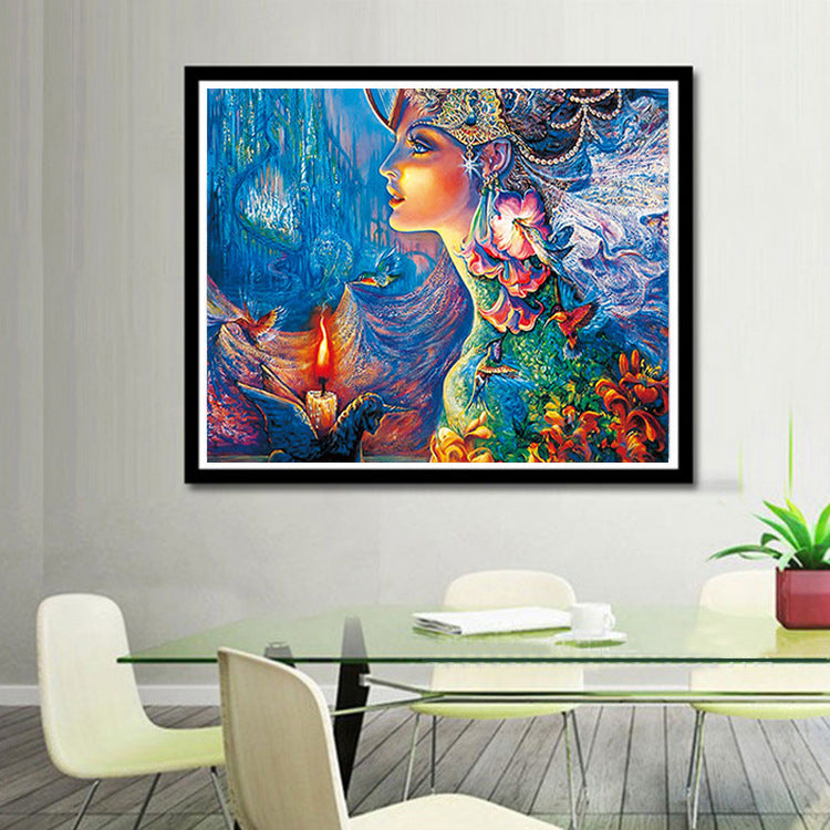 Pintura com Diamantes para Quarto - Adicione Brilho e Arte ao seu Espaço - O Retalho