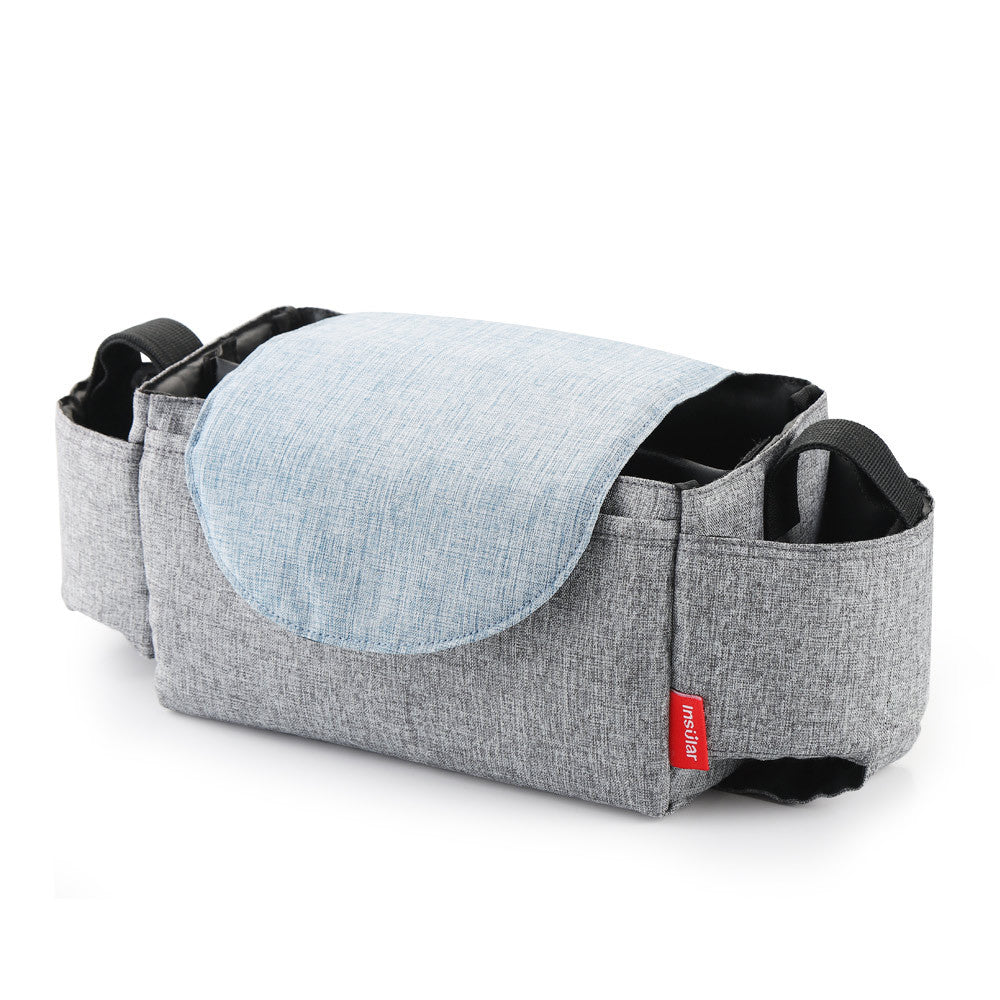 Bolsa organizadora multifuncional para carrinho de bebê - O Retalho