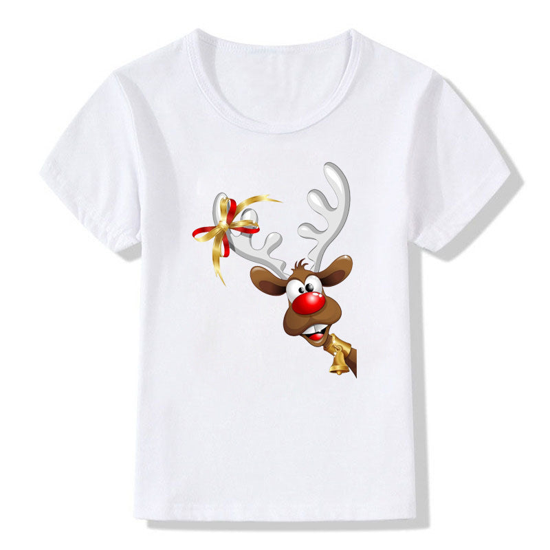 Camiseta infantil fofa de Natal - O Retalho