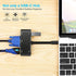 Conversor de display (Tela) duplo HD Type-c para HDMI VGA 5 em 1 - O Retalho