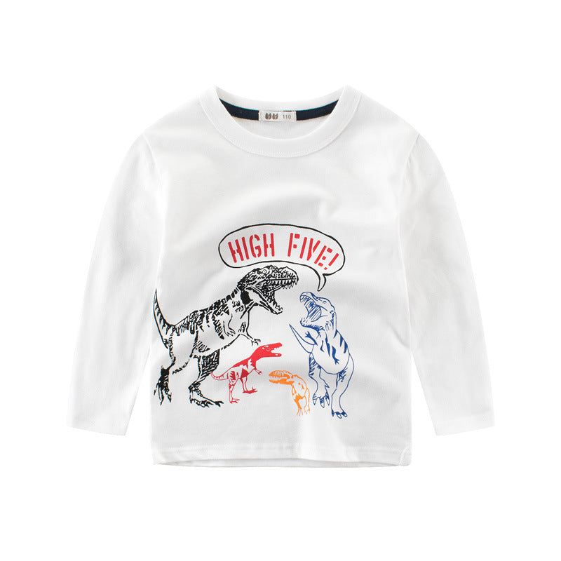 Camisola para meninos com estampa de Dinossauros - O Retalho