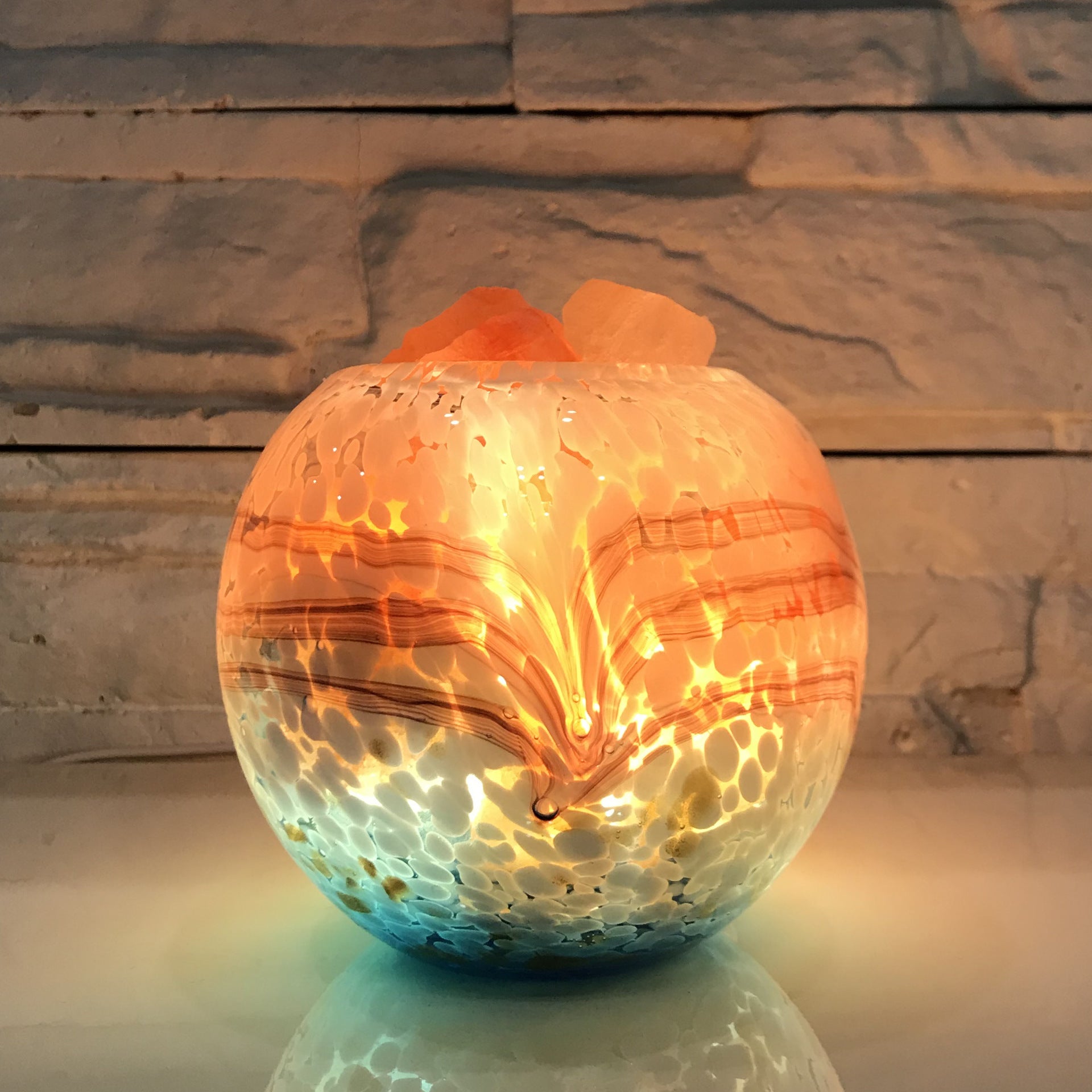Luminária de Vidro para Quarto - O Retalho